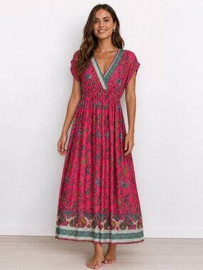 Generation Fashion Dress Paisley Maxi size M